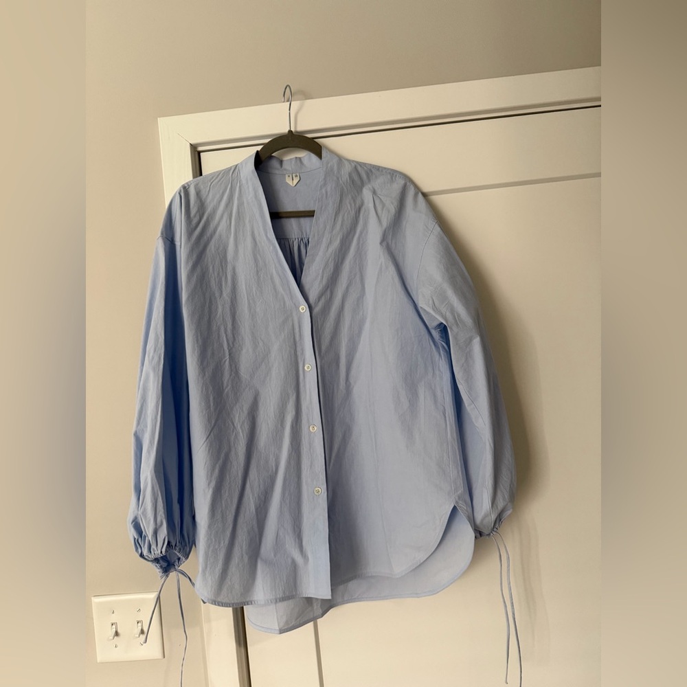 Arket Puff Sleeve Balloon Sleeve Blouse Top Worn Once! 38 - Picture 9 of 16